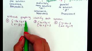 Algebra 2 Ch3-1 Part B - Classifying a System of Equations