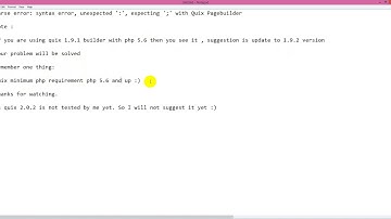 Parse error: syntax error, unexpected 