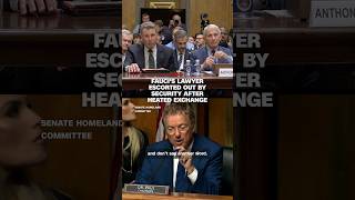 Fauci's lawyer escorted out by security after heated exchange