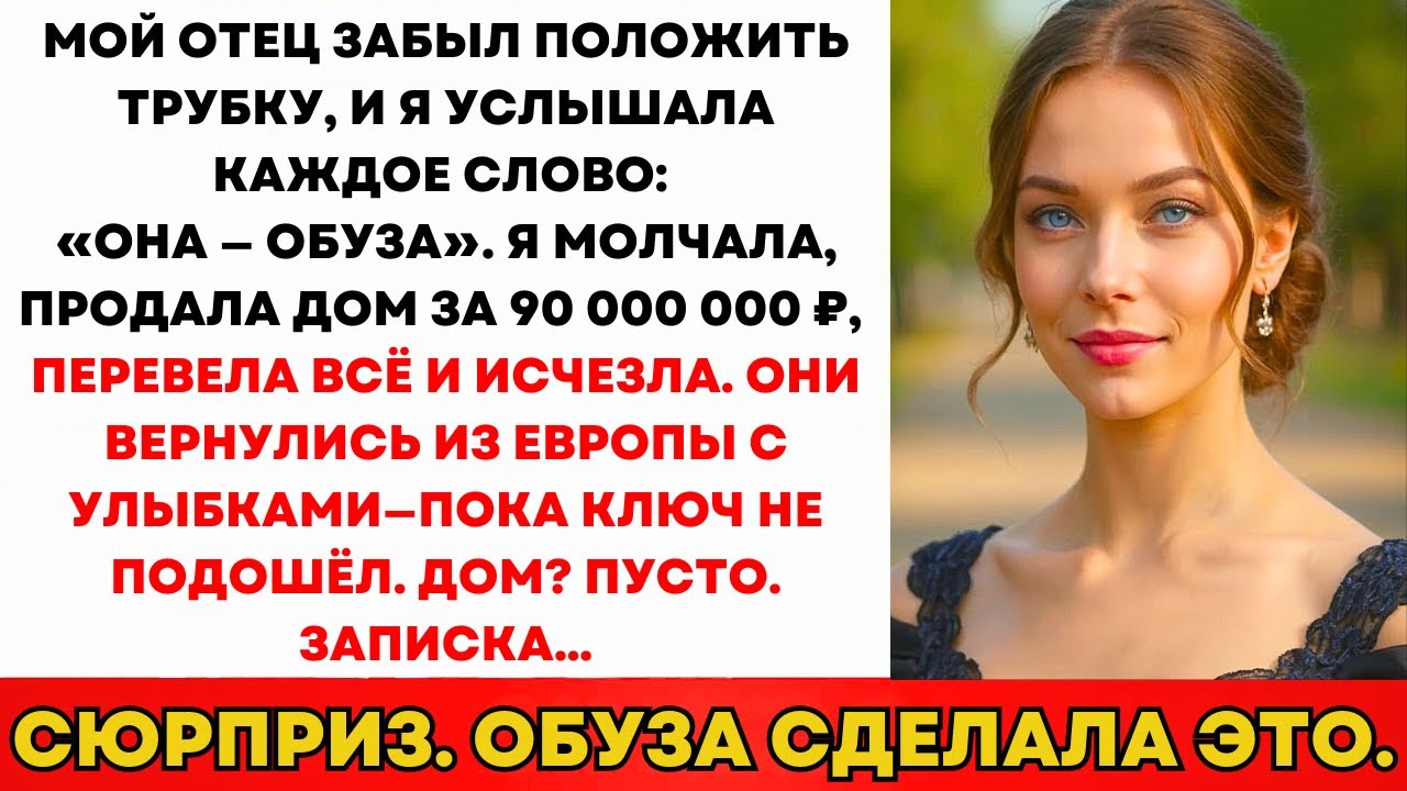 Папа Забыл Положить Трубку. Я Услышала: «Она Обуза.» Молчала. Продала Дом За 90 Млн ₽