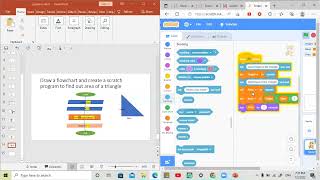 Grade 8 ICT Scratch Area of traingle part 3