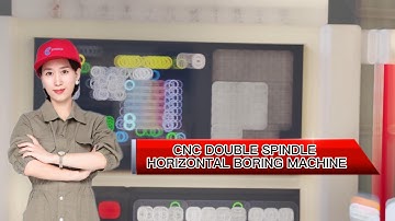 CNC DOUBLE SPINDLE HORIZONTAL BORING MACHINE