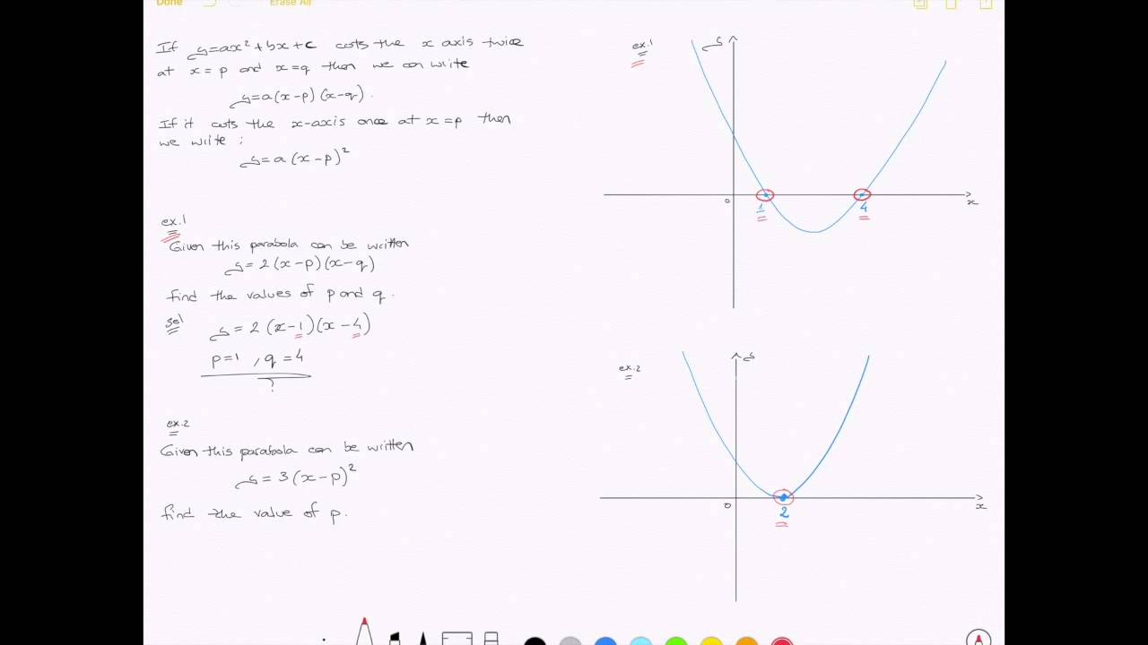 IB Math Studies - Root Factoring Quadratics - YouTube