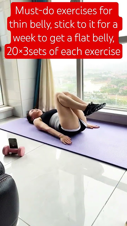 three sets  tighten your core and strengthen your abdomen throughout the whole process