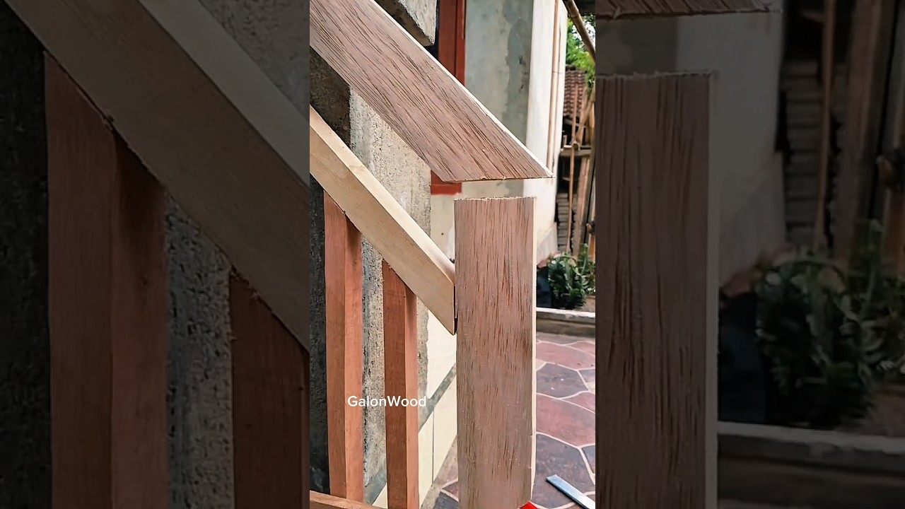 easy way to tidy up wood end joints 