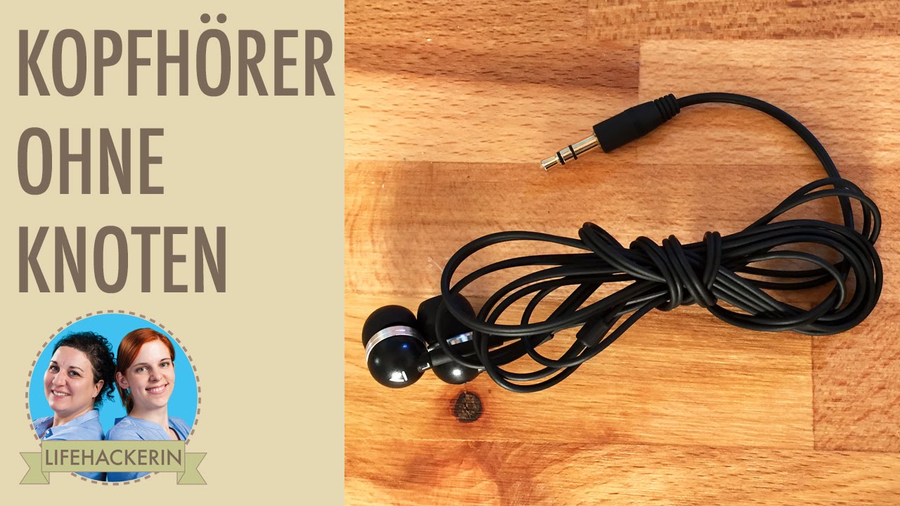Kopfhorer Richtig Aufwickeln Ohne Kabelsalat Und Ohne Knoten Youtube