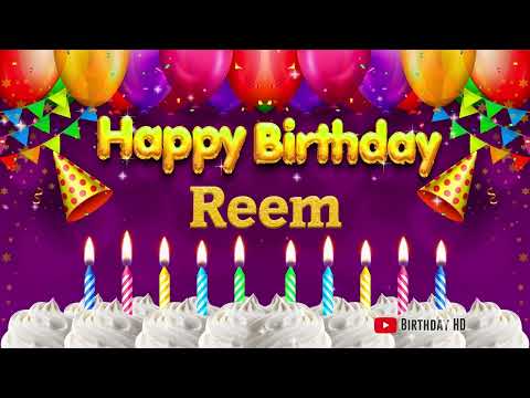 Reem Happy birthday To You - Happy Birthday song name Reem 🎁