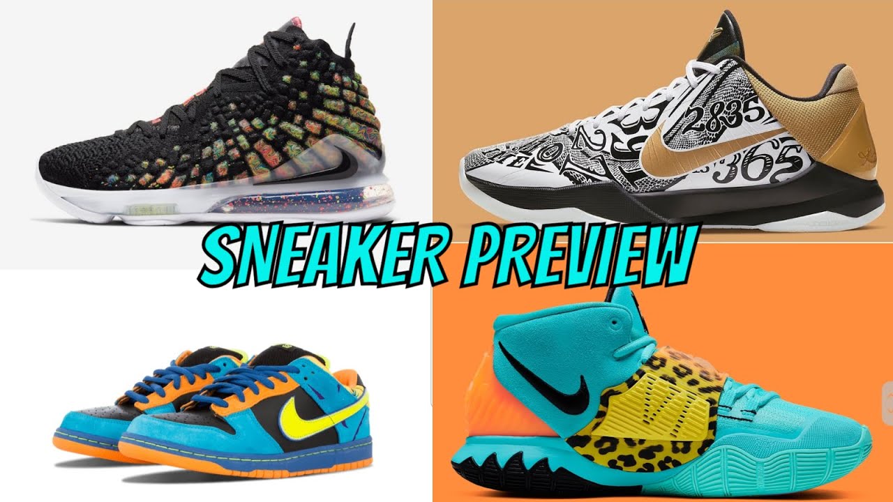SNKR PREVIEW | LEBRON 17 "JAMES GANG", KOBE 5 "BIG STAGE" INFO., KYRIE 6, NIKE SB + MORE