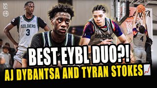Best AAU Duo EVER?! AJ Dybantsa and Tyran Stokes are going CRAZY on EYBL! 😱🔥