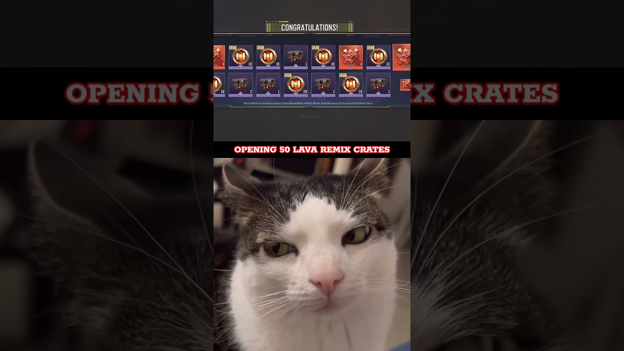 Mythic AK117 Lava Remix Crate Opening Gone Wrong! 😭🔥 50 Crates = Only 25 Shards? | COD Mobile Meme