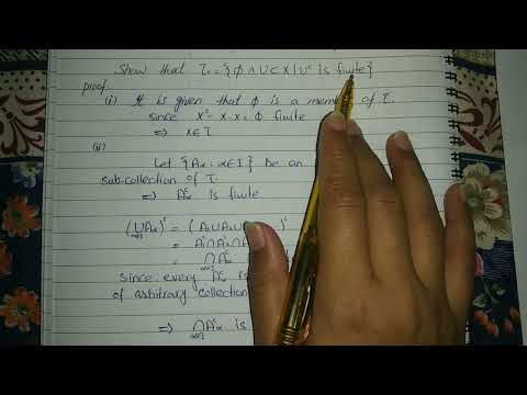 cofinite topology proof
