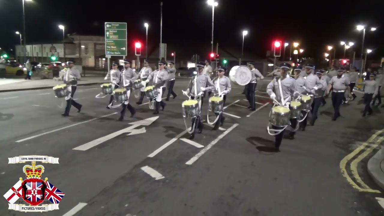 Lambeg Orange & Blue FB (Full Clip) @ South Fermanagh Loyalists FB Parade 2024