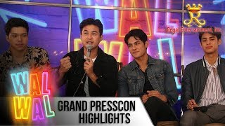 Walwal Grand Presscon Highlights: Elmo, Jerome, Kiko and Donny get advice from their parents