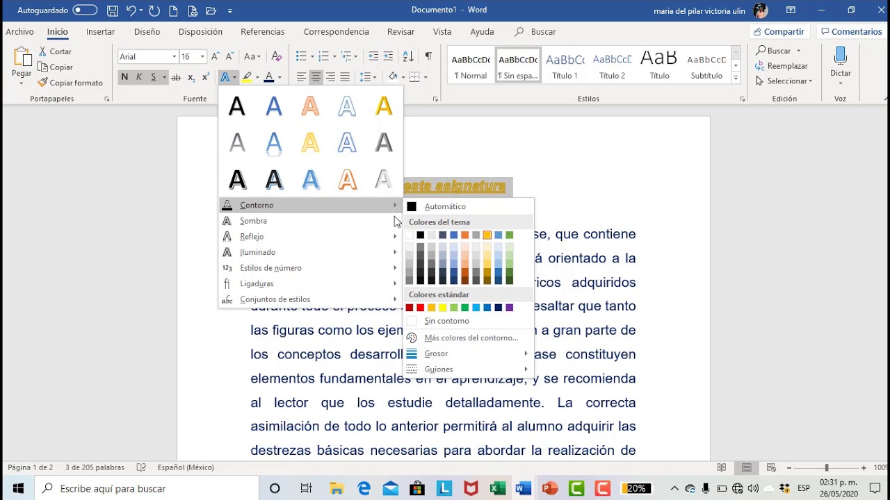 como trabajar en word parte 1 YouTube