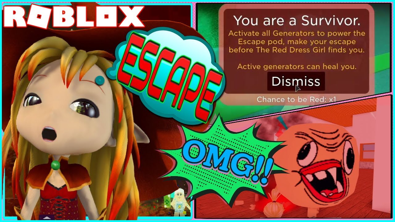 Red Dress Girl Becomes Big Head Girl Roblox Survive The Red Dress Girl Youtube - goblin head roblox