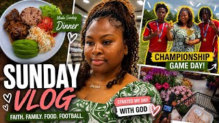 Real Life Sunday Vlog | Mom Life + Church|Boys Won The Championship🏆Soccer Mom🇯🇲