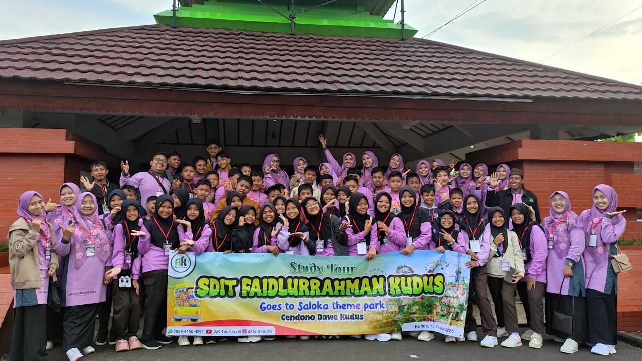 Study tour SDIT FAIDLURRAHMAN CENDONO goes to ziarah dan wisata Semarang 17 Februari 2025