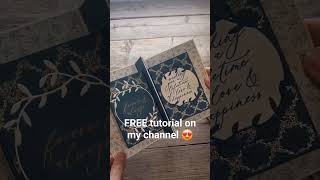 pop up book card tutorial #easycardideas #funfoldcard #handmadecard #3dpapercraft #craftshort