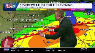 Iowa Weather Midwest Storm Chances Today Ahead Of Gusty And Cooler Days