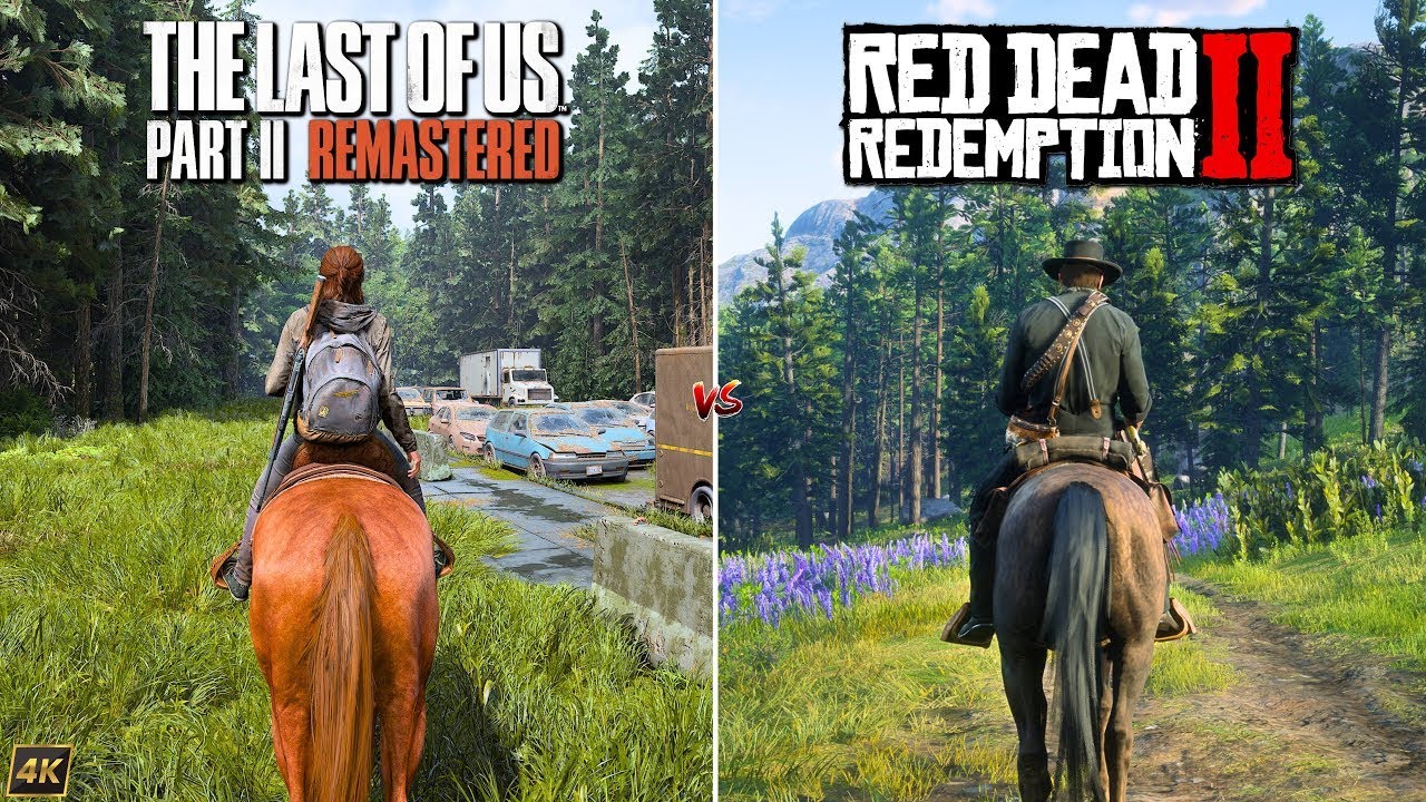 TLOU 2 Remastered vs RDR 2 | PC | Graphics, Physics and Details Comparison