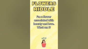 RIddle Part 25 Flower Name Riddle Than You Think #flowersriddle #primeknowledgia #riddles