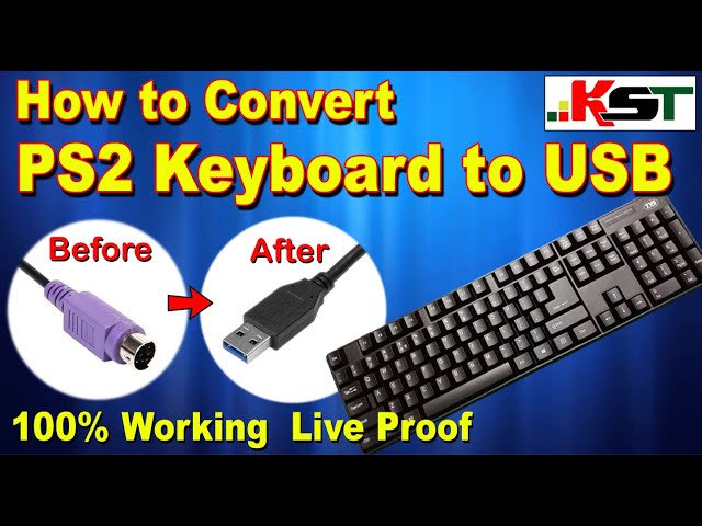 How to convert PS2 Keyboard to USB - YouTube
