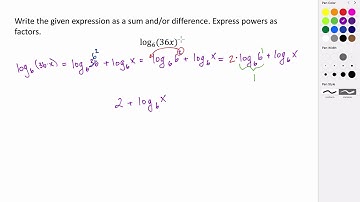 Evaluating and Simplifying Logarithmic Expressions