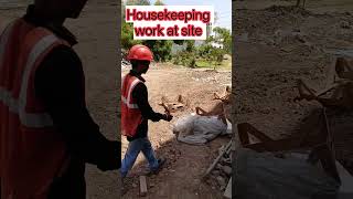 Site Housekeeping Safety | Clean Site Safe Site 🦺✨ | Safety Officer Work