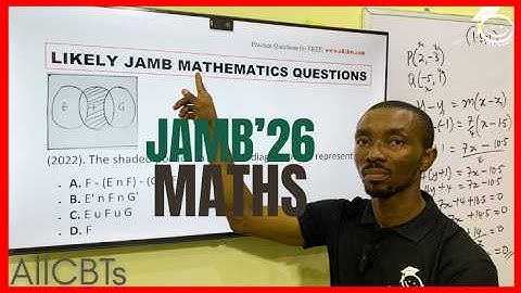 Pass JAMB 2026 Mathematics | Top Likely Questions & Answers