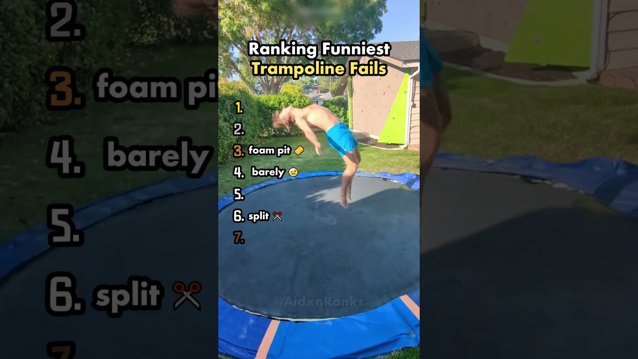 Ranking Trampoline funny fails