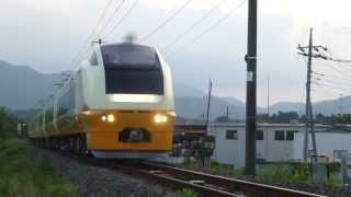 【JR】回8725M E653系1000番台U-101(元K-301編成)KY出場回送 宍戸~友部【特急いなほ転用へ】