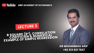 R Square (R²), TSS, ESS &amp; RSS Explained, Simple Regression Numerical | Parameters, Standard Error,
