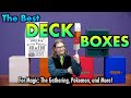 The Best Deck Boxes 36 - Ultimate Guard Return To Earth, Ultra Pro Cube, BCW Deck Case lx and more!