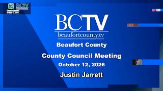Beaufort County Council Welcomes Justin Jarret to Broadcast Services. October 12, 2026