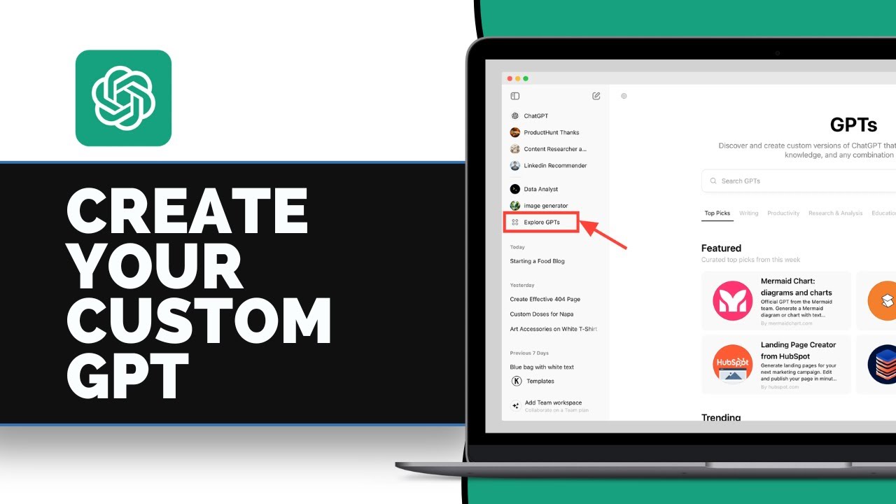How To Create Your Custom GPT (Tutorial) - YouTube
