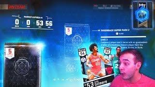 NBA 2K17 My Team NEW SUPER THROWBACK PACKS! OH SHIT FIRE PULL IN BLACKMARKET PACKS!