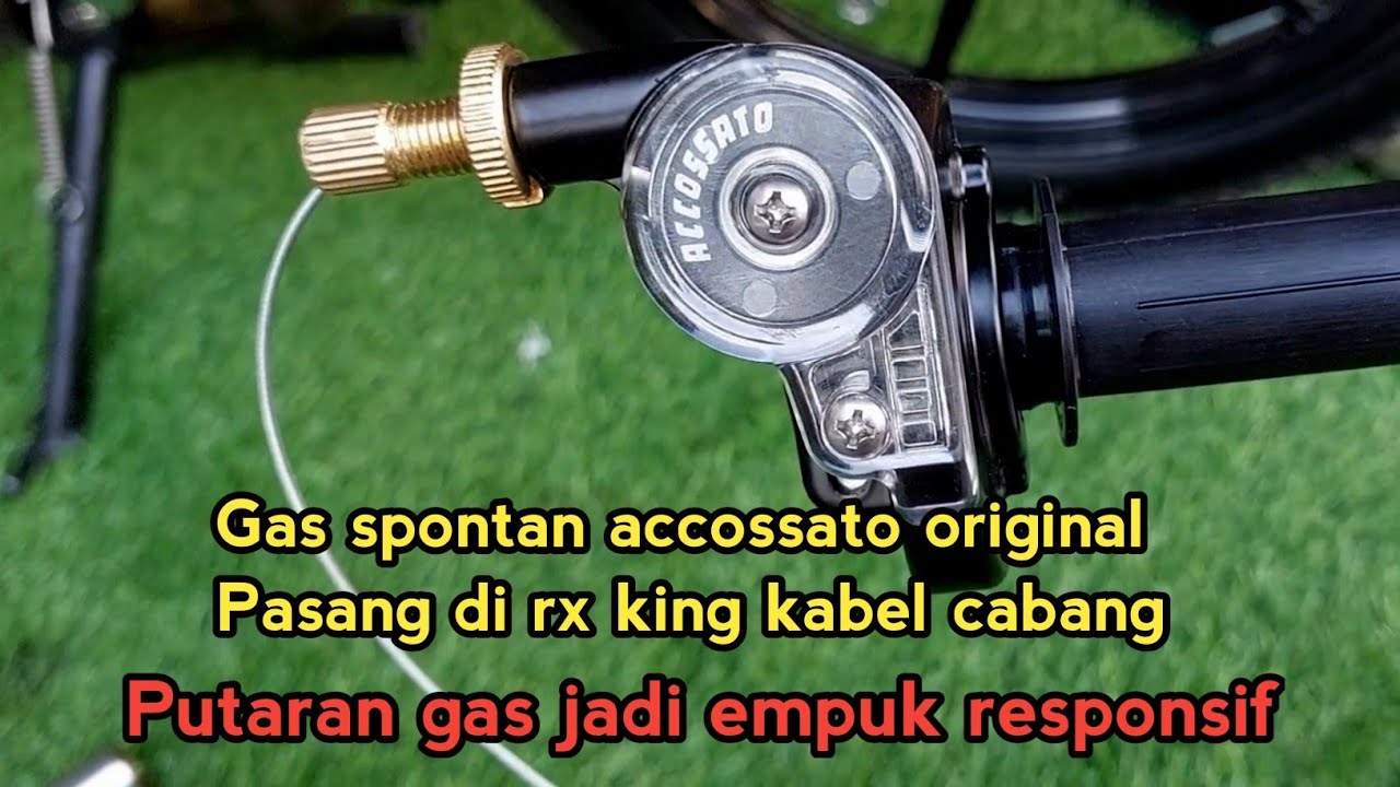 Pasang gas spontan accossato di rx king