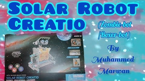 Solar Robot 12 in 1 Educational Kit Zombie-Bot/Boxer-bot  (slow)