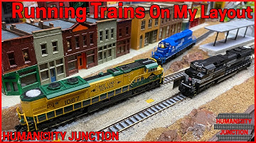 22 || Running Trains On My Layout | T-Trak Module