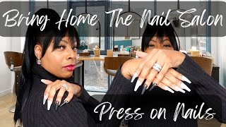 PRESS ON NAILS ARE WINNING!! Get Salon Quality at Home.. | LA COLORS LAVISH ARTIFICIAL NAILS