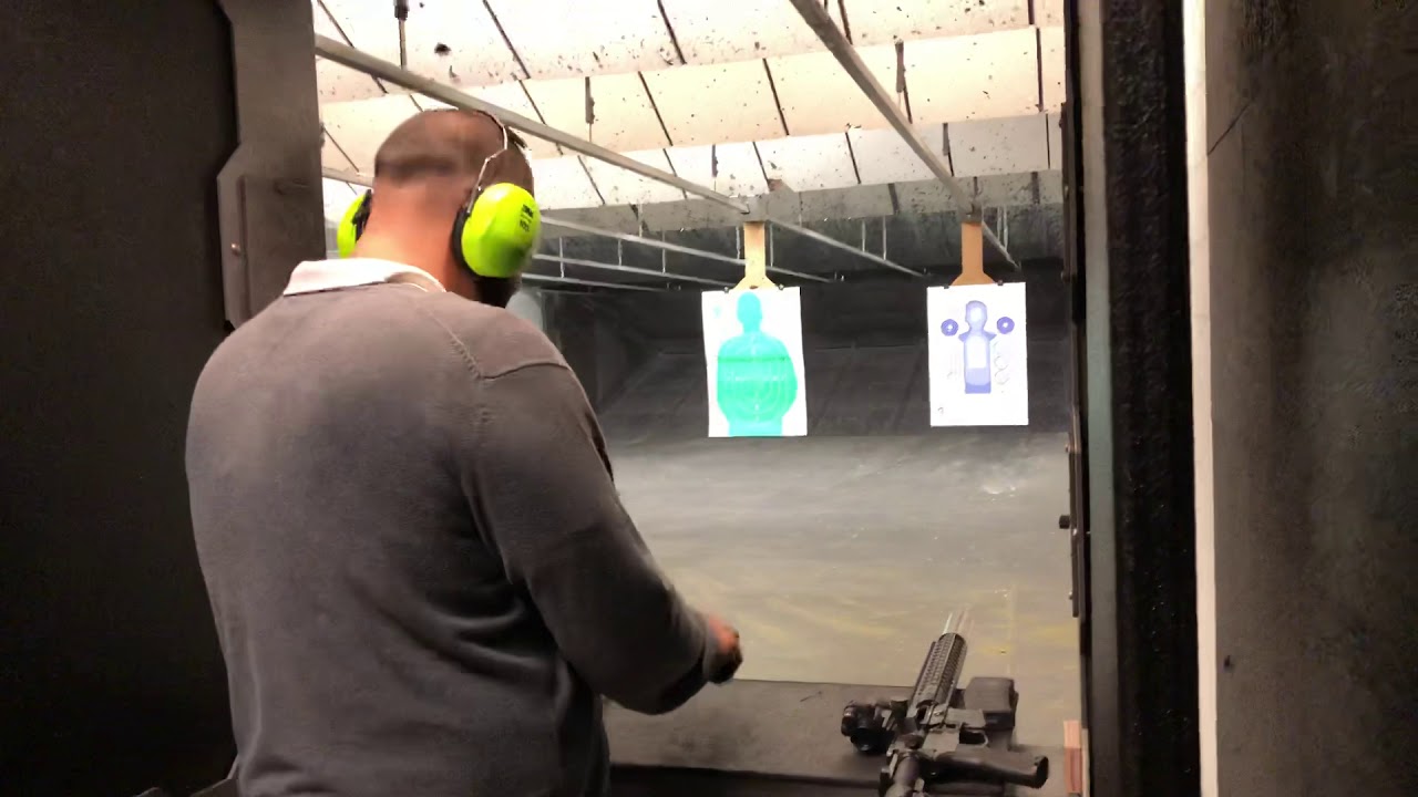 SHOOTING GUNS IS STRESS RELIEVING ISNT IT? INDOOR GUN RANGE IPHONE X