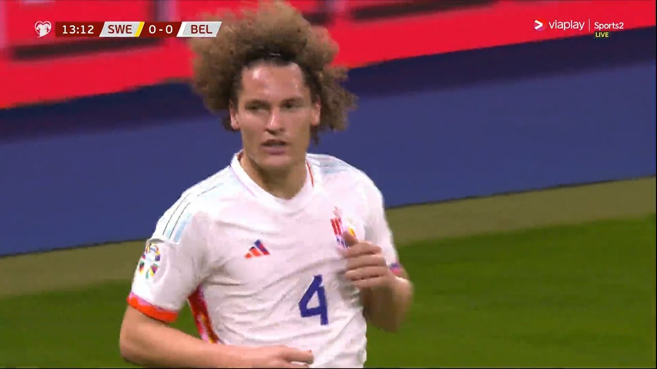 Wout Faes vs Sweden (24/03/2023) || UEFA 2024 Qualifiers