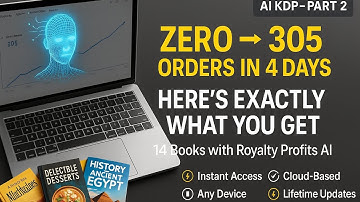 ZERO to 305 Amazon Orders in 4 Days (AI KDP Part 2 – Here’s What You Get)#AIAmazonKDP # #OnlineI