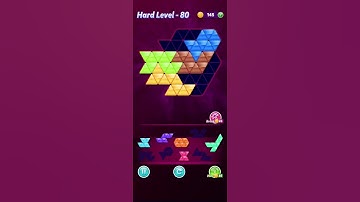 Block!Triangle puzzle:Tangram⬅️Level 80 and last Intermediate