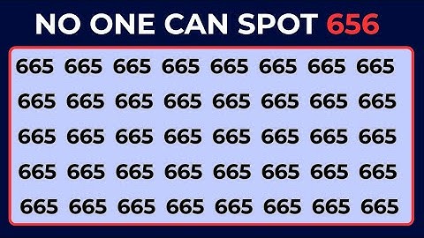Test Your Observation Skill! Spot The Odd Numbers and Letters