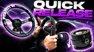 Quick Release Steering Wheel install l NRG Quick Release 2.0