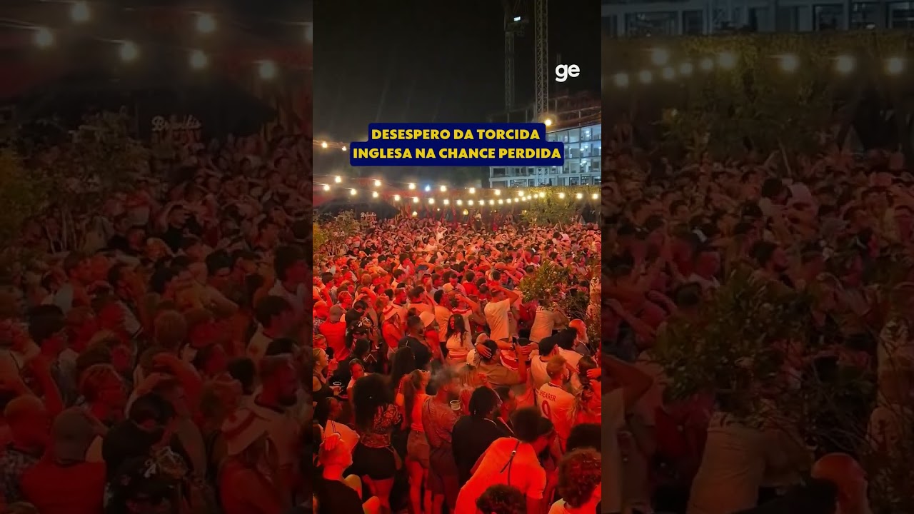 DESESPERO DA TORCIDA INGLESA EM CHANCE PERDIDA | #shorts | Copa do Mundo 2026 | ge.globo