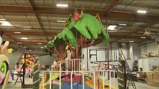 Rose Parade Float Preview / Phoenix Decorating - City of Hope