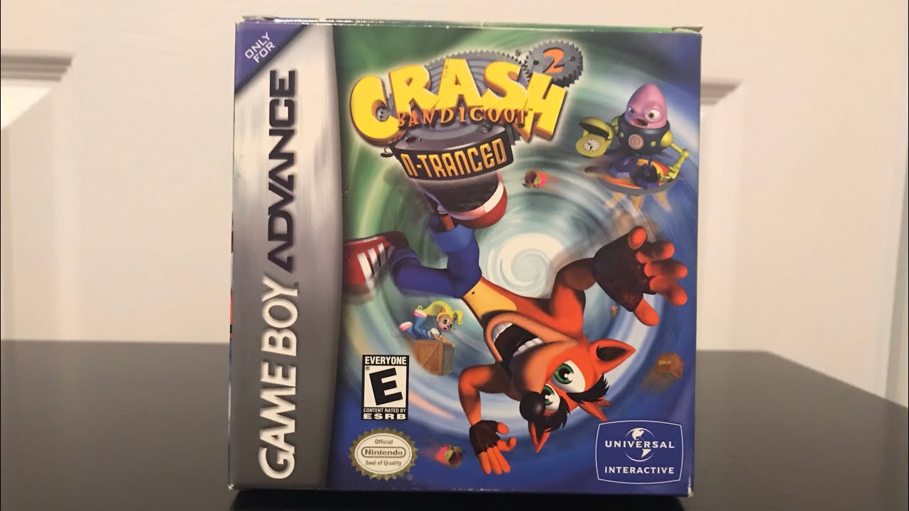 Crash Bandicoot 2 N Tranced GBA Unboxing