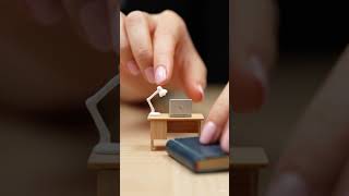 Miniature office setup #miniature #office #computer @tinnybutmighty